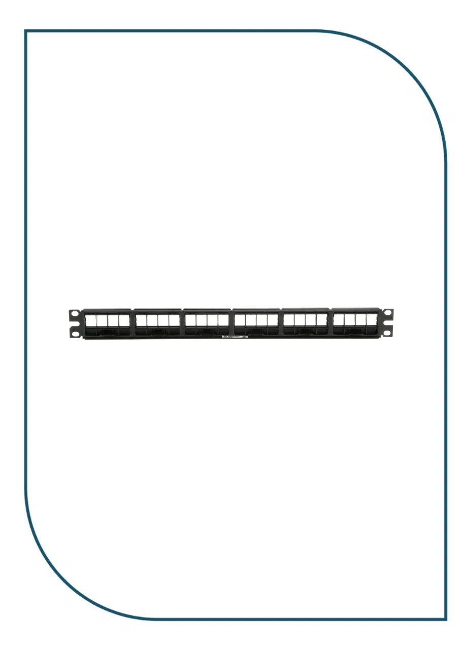 Panduit (NKPP24FMY) Netkey Patch Panel 24-Port Modular - Unloaded NKPP24FMY