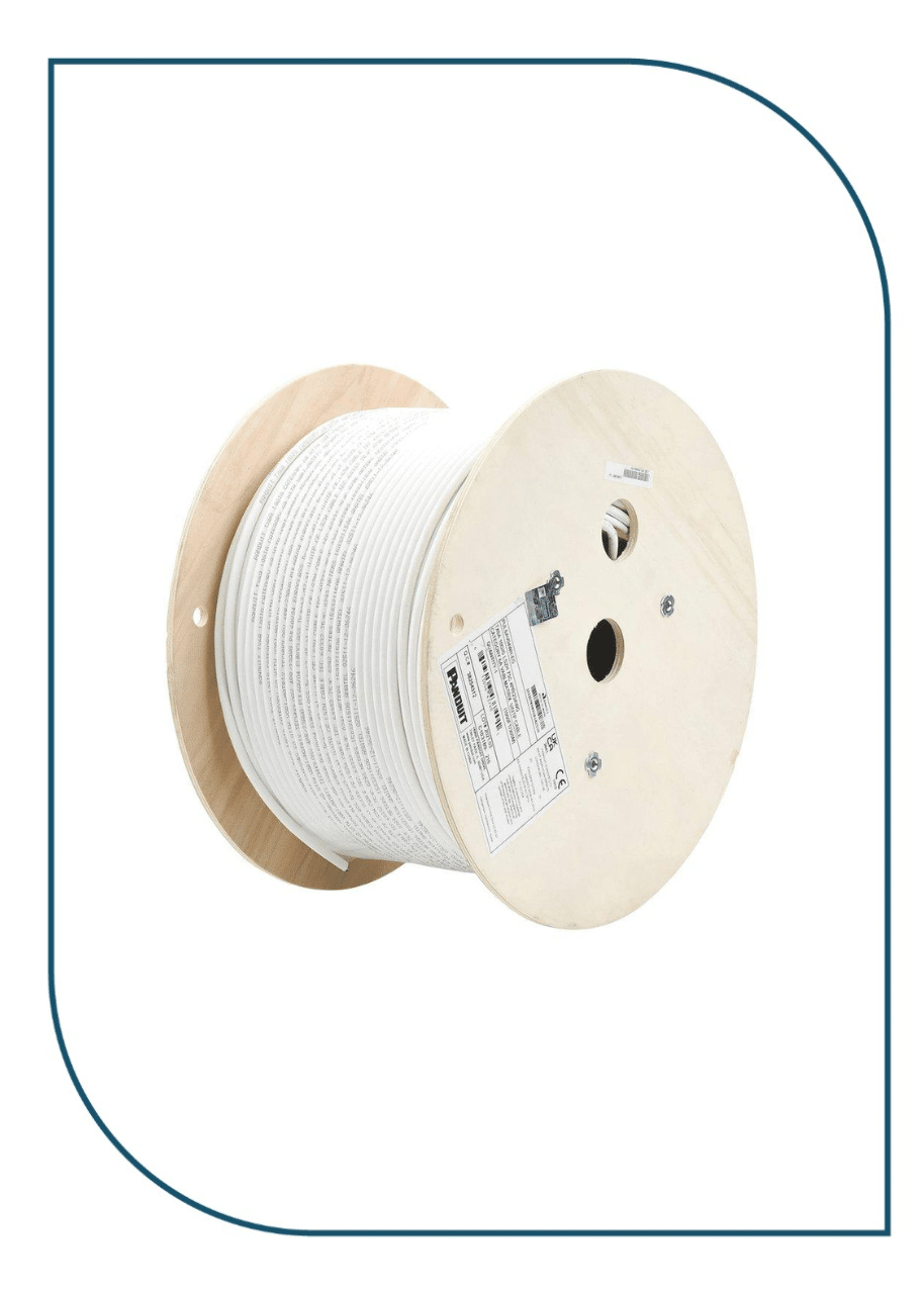 Panduit (P-PUL6X04WH-HEG) Copper Cable, Cat 6A, 23 AWG, U/UTP, LSZH-1, White (305M) P-PUL6X04WH-HEG