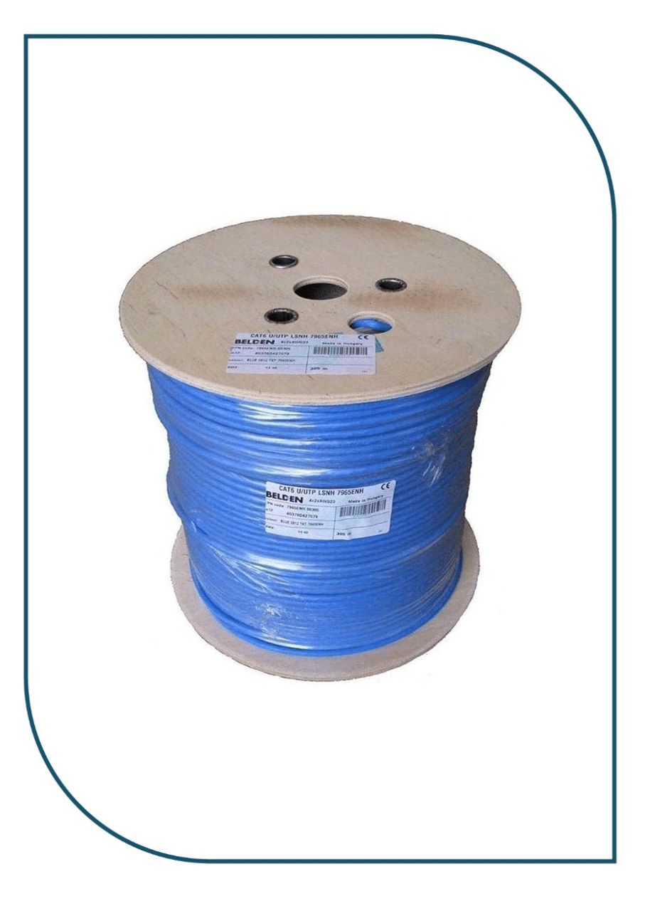 Premium-Line (206242124) Category 6 F/UTP Installation Cable, 305m reel, LSOH, Blue 206242124