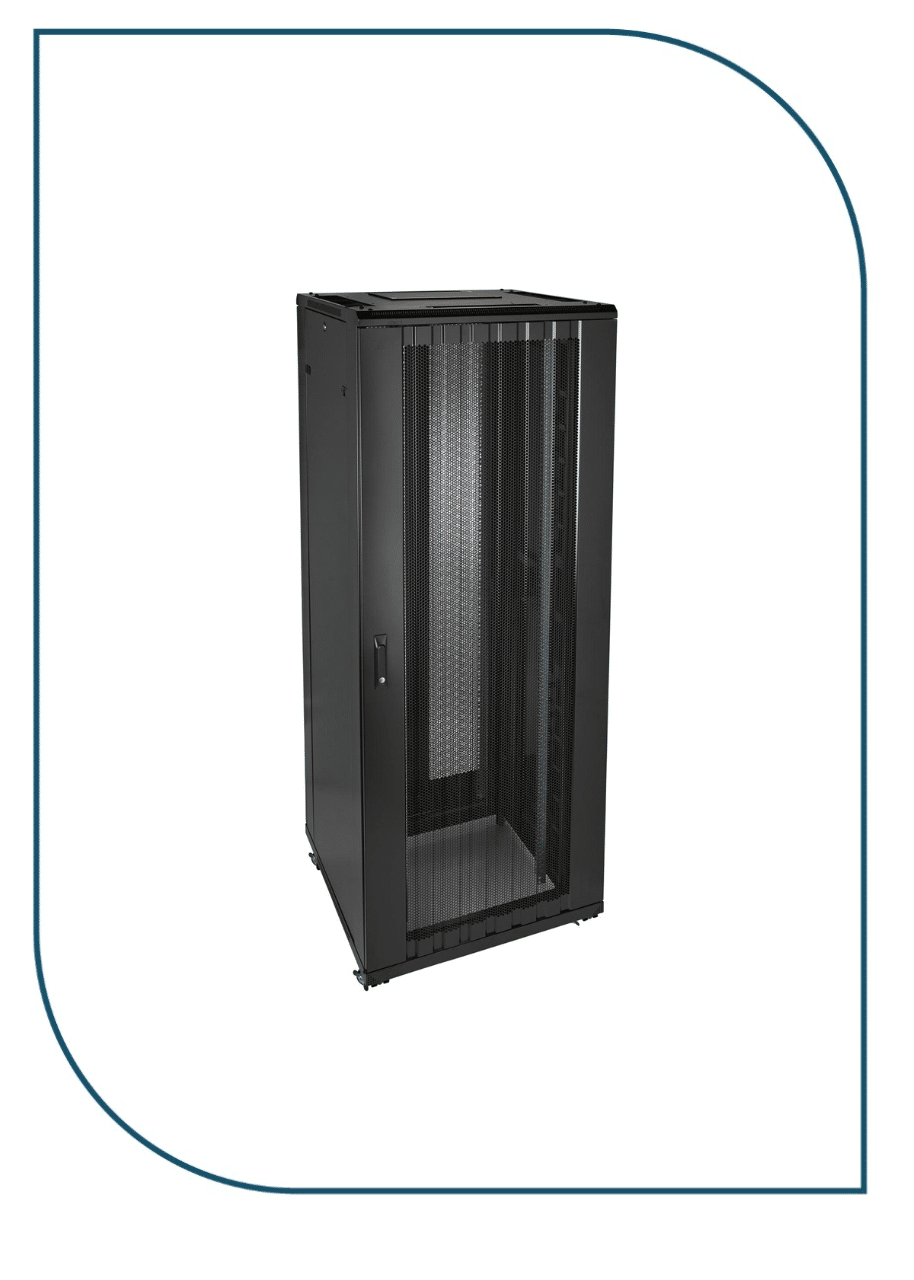 Prorack 42U 800×1200 Standing Server Rack with Vented Door – (PR-FV81242) PR-FV81242