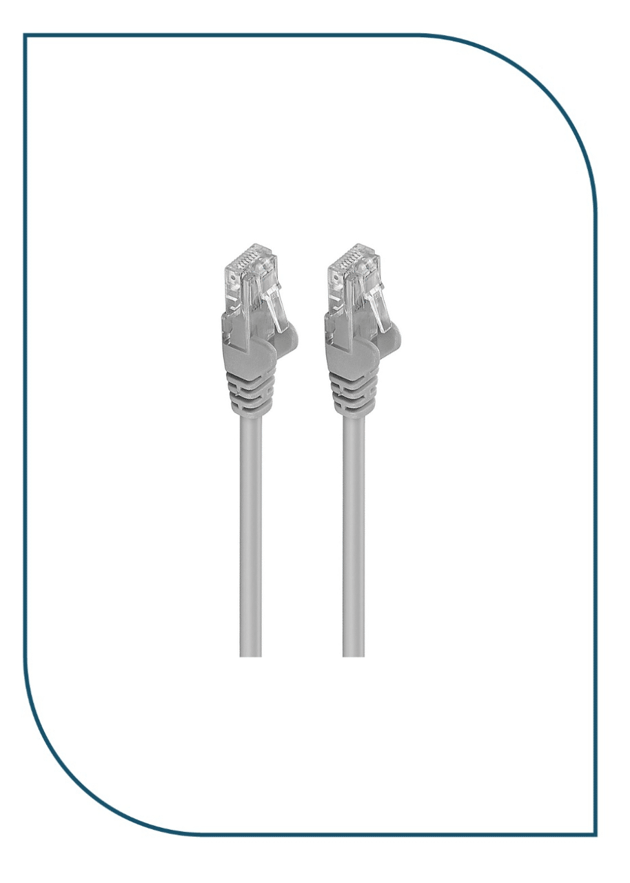 Premium-Line (1861100255) – Category 6 U/UTP Patch Cord, Snag Proof, PVC, Grey, 0.25m 1861100255