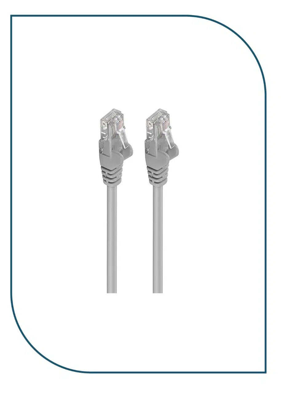 Premium-Line (1861100255) – Category 6 U/UTP Patch Cord, Snag Proof, PVC, Grey, 0.25m 1861100255