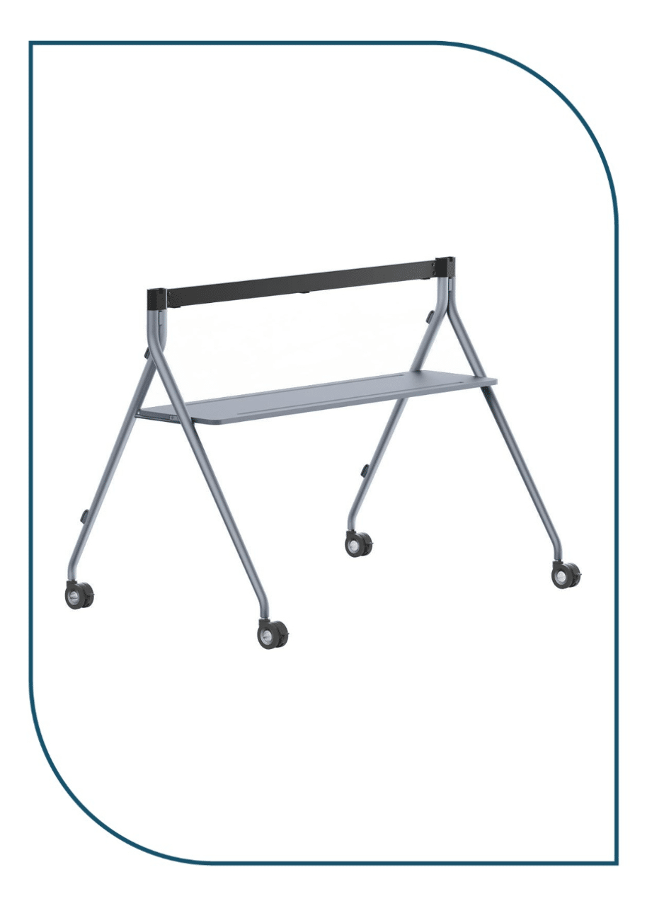 Yealink MB-FS-P750T – Mobile Floor Stand with Tray for MeetingBoard 75 Pro MB-FS-P750T
