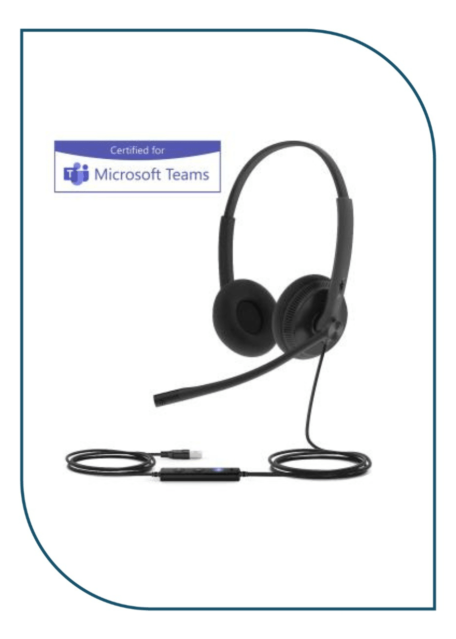 Yealink UH34 Dual Teams – Professional USB Wired Stereo Headset Yealink UH34 Dual Teams