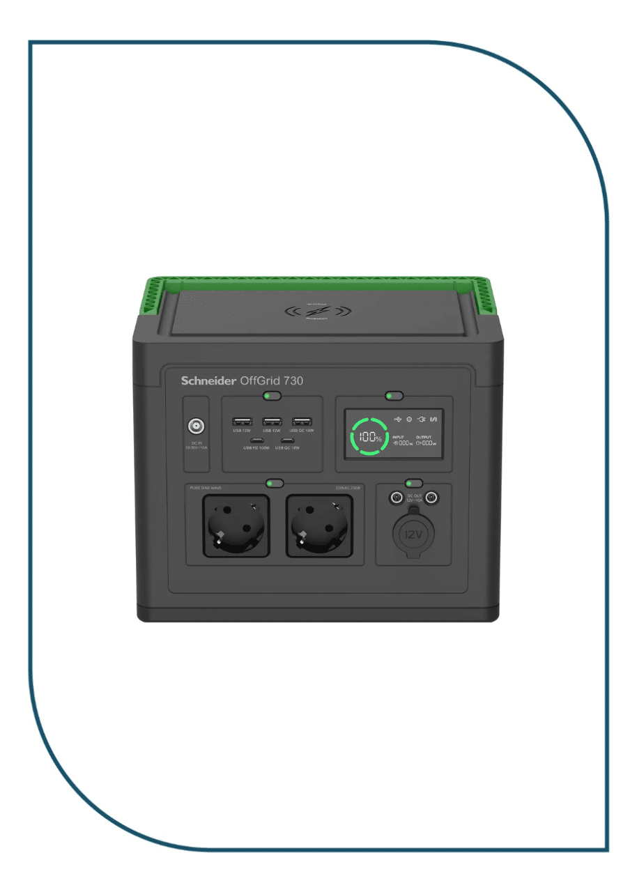 Schneider OffGrid Portable Power Station 730 (PPS730-GR) PPS730-GR