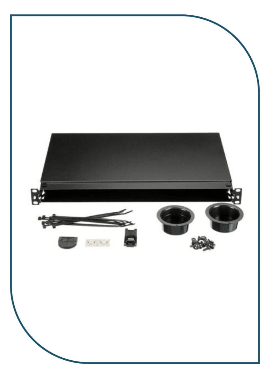 Panduit FMT1 – Opticom® 1RU Fiber Mount Tray / Fiber ODF Enclosure FMT1