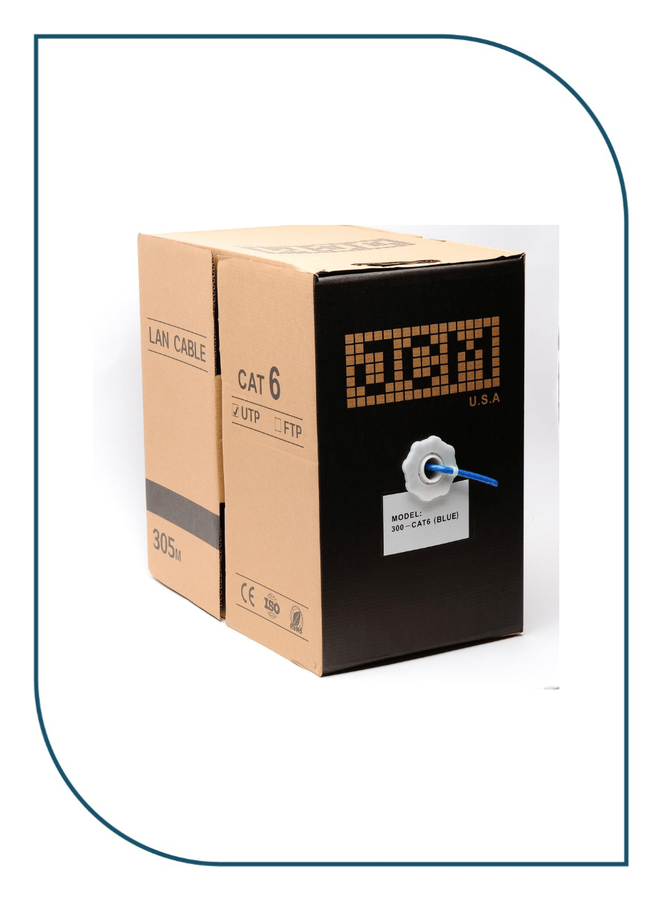 Premium-Line (206242124) Category 6 F/UTP Installation Cable, 305m reel, LSOH, Blue 206242124