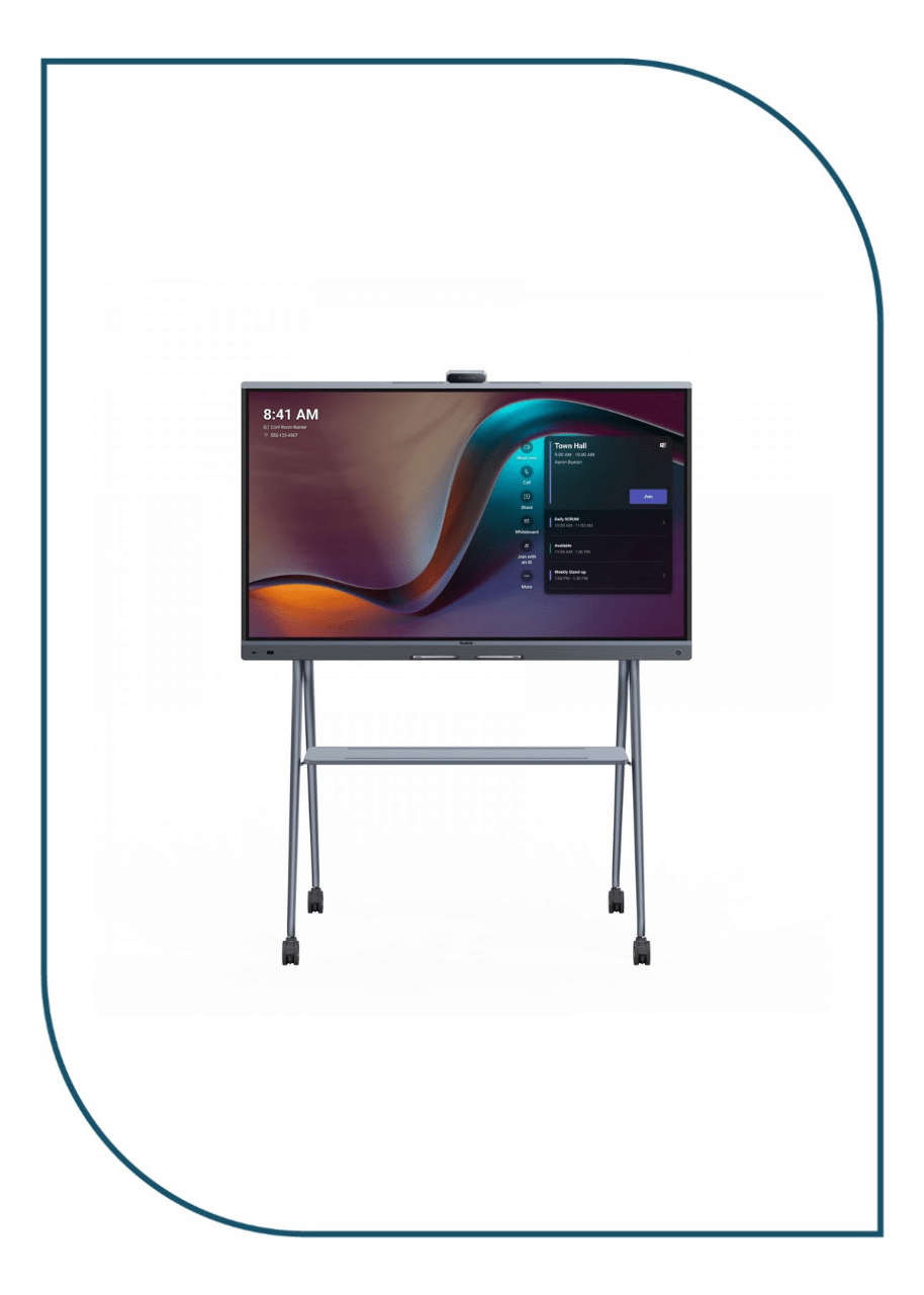 Yealink MB-FS-P860T – Mobile Floor Stand with Tray for MeetingBoard 86 Pro MB-FS-P860T