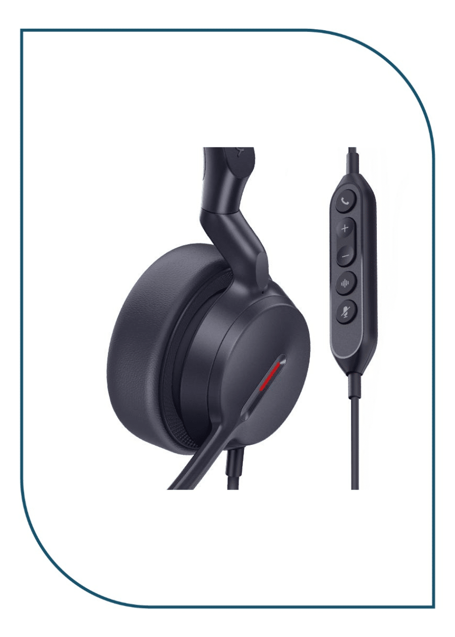 Yealink UH42 Dual Teams USB-C/A – Professional USB Wired Stereo Headset UH42