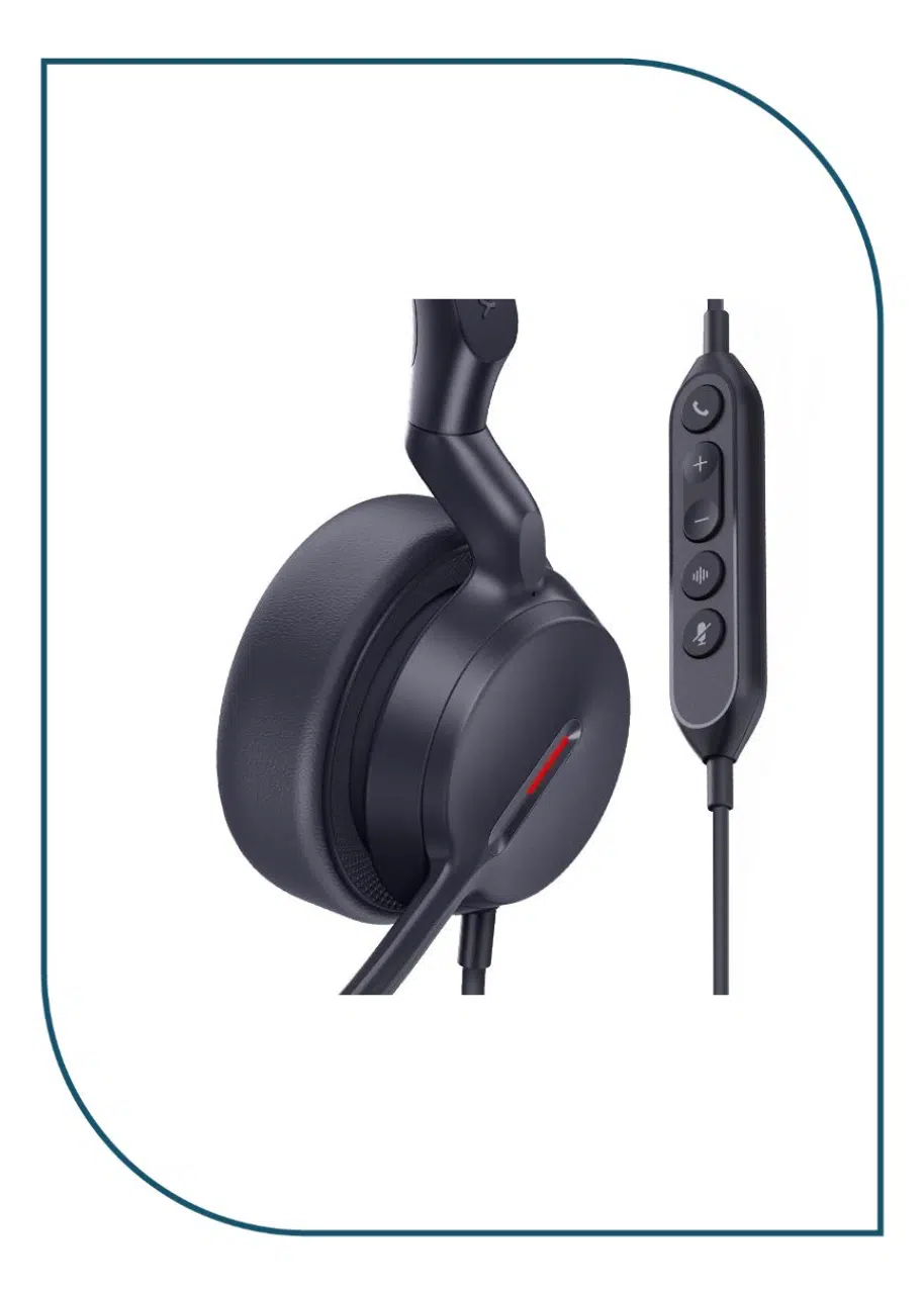 Yealink UH42 Dual Teams USB-C/A – Professional USB Wired Stereo Headset UH42