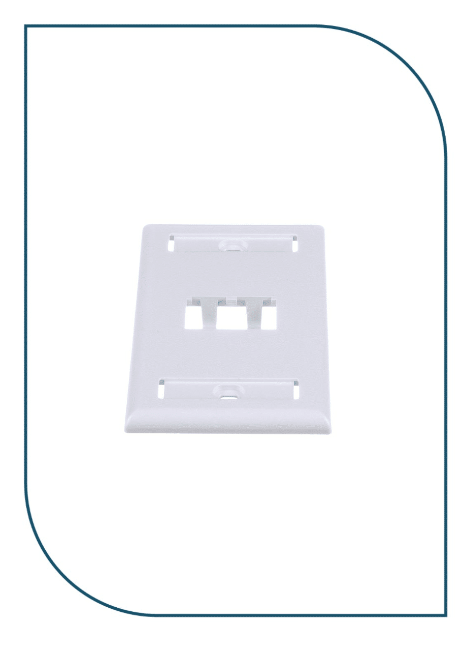 Panduit (CFPUKS2SAWY) 2-Ports Faceplate Frame CFPUKS2SAWY