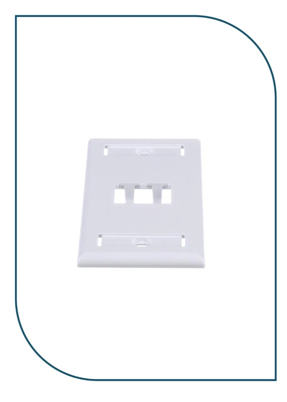 Panduit (CFPUKS2SAWY) 2-Ports Faceplate Frame CFPUKS2SAWY