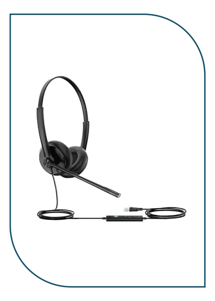 Yealink UH34 Dual Teams – Professional USB Wired Stereo Headset Yealink UH34 Dual Teams