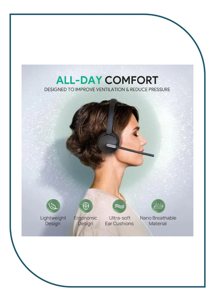 Yealink WH64 Dual Teams – DECT & Bluetooth Wireless Stereo Headset WH64 Dual Teams