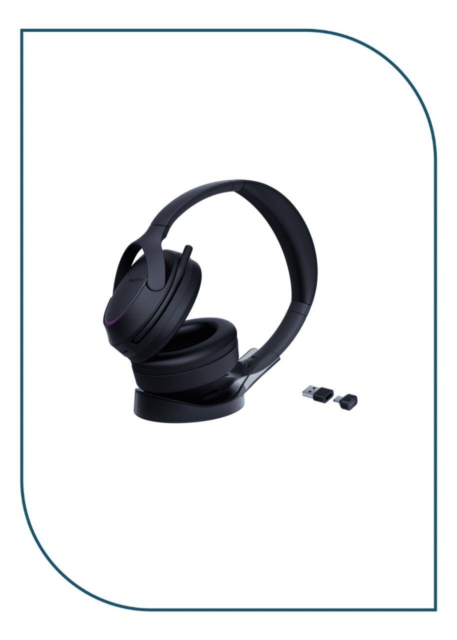 Yealink BH78 with Stand USB-C/A – Premium Bluetooth Wireless Headset with Charging Stand BH78