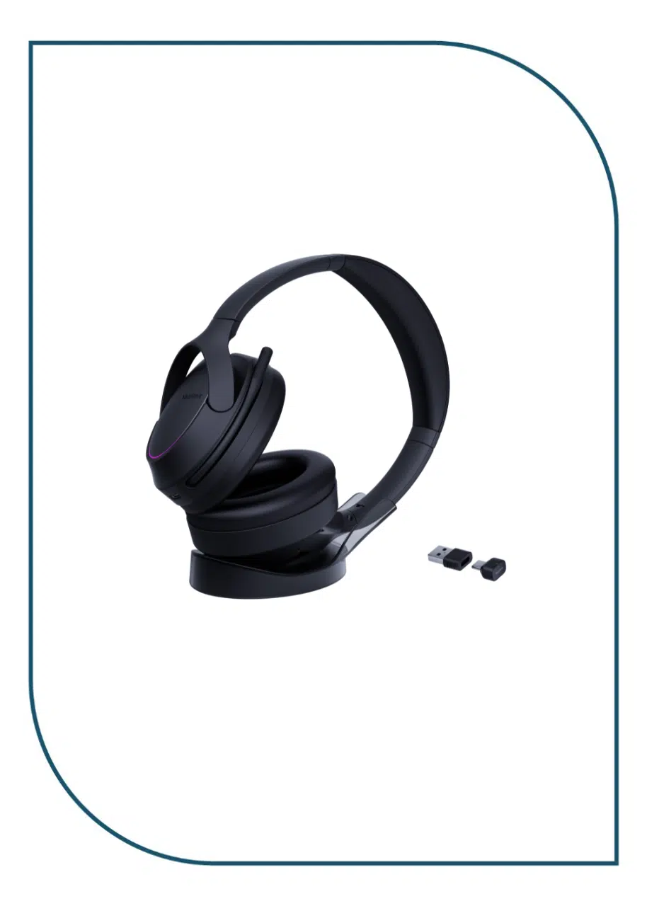 Yealink BH78 with Stand USB-C/A – Premium Bluetooth Wireless Headset with Charging Stand BH78
