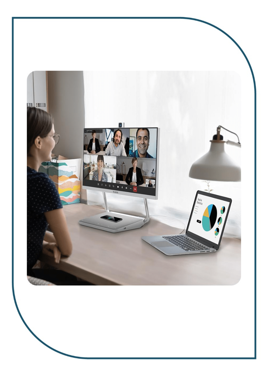 Yealink DeskVision A24 – All-in-One Desktop Collaboration Display DeskVision A24
