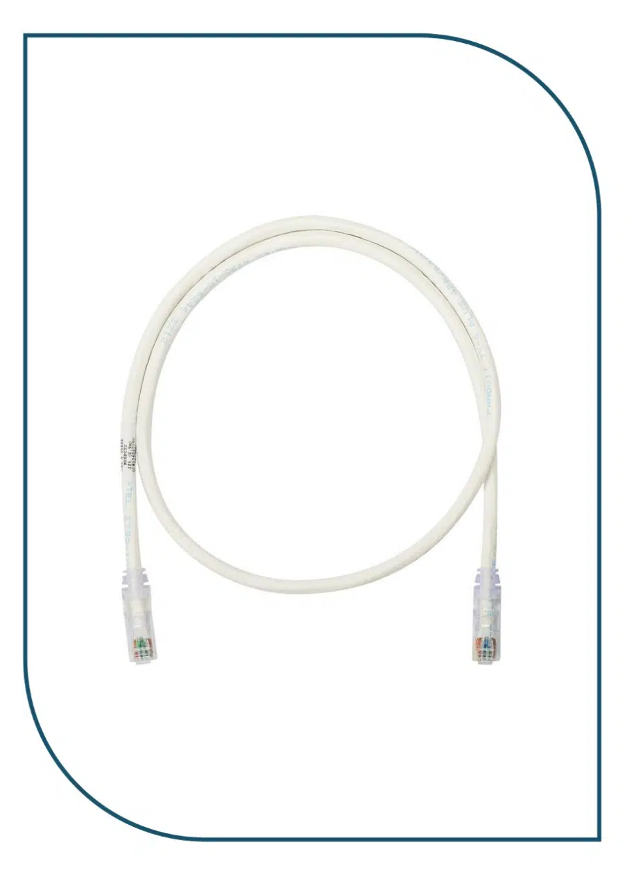 Panduit (NK6APC1M)– NetKey® Category 6A U/UTP Patch Cord, CM/LSZH, Off White, 1m NK6APC1M
