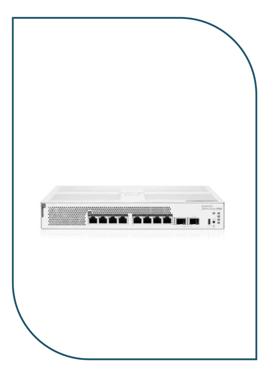 HPE Aruba Networking Instant On 1940 8G 2F 124W IEEE 802.3af/at/bt Class 6 PoE ports Switch — S4A29A S4A29A
