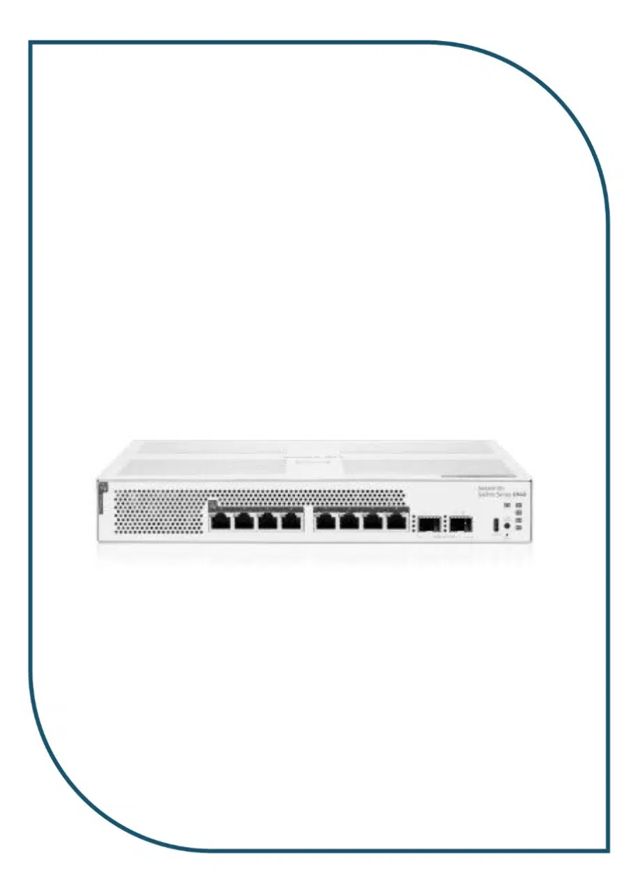HPE Aruba Networking Instant On 1940 8G 2F 124W IEEE 802.3af/at/bt Class 6 PoE ports Switch — S4A29A S4A29A