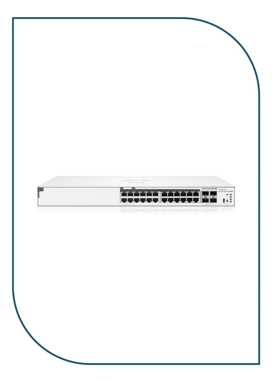 HPE Networking Instant On Switch 1940 20-Port Gigabit + 4-Port 2.5G PoE, 4-Port SFP+ 370W — S4A32A S4A32A