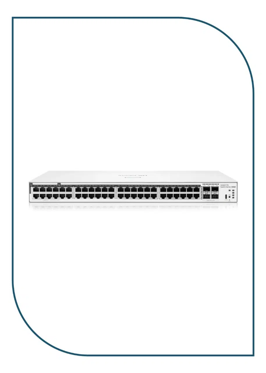 HPE Networking Instant On Switch 1940 40-Port Gigabit + 8-Port 2.5G Class 6 PoE, 4-Port SFP+ 600W — S4A35A S4A35A