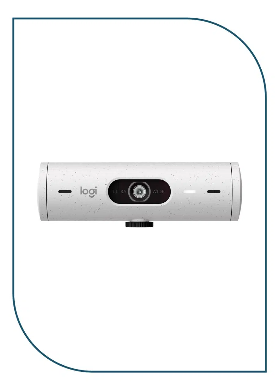Logitech Brio 500 Full HD 1080p Webcam with Auto-Framing & Show Mode – Off-White – USB-C – 960-001428 Logitech Brio 500 Full HD 1080p Webcam