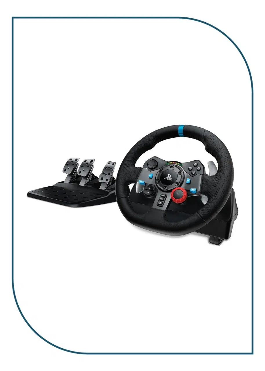 Logitech G29 Driving Force Racing Wheel with Pedals for PS5, PS4, PS3 & PC – 941-000112 Logitech G29